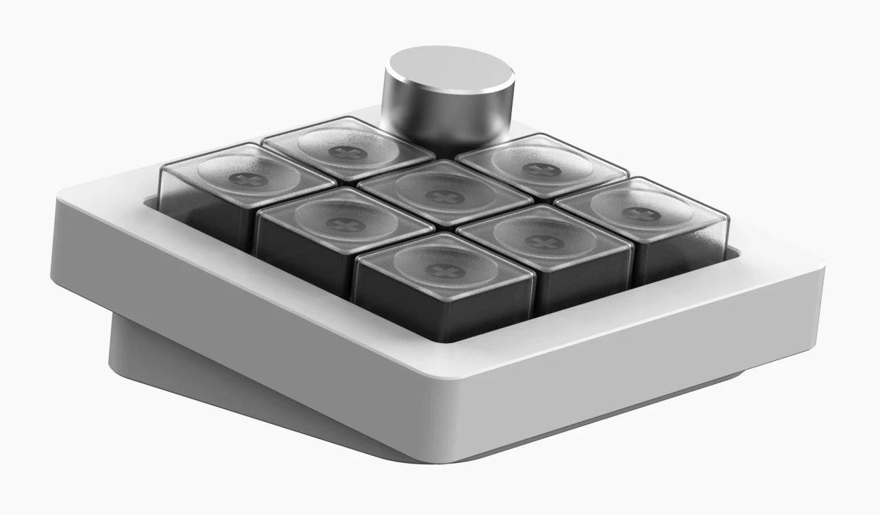 A render of the Binepad BNK8 Macropad